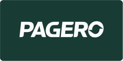 Pagero logo with green background